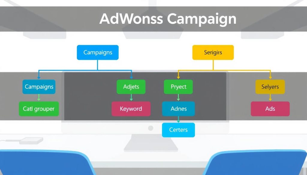 Digital illustration showing common causes of a reactive AdWords account, such as policy violations, payment issues, and low performance