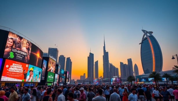 ad content for Dubai audiences