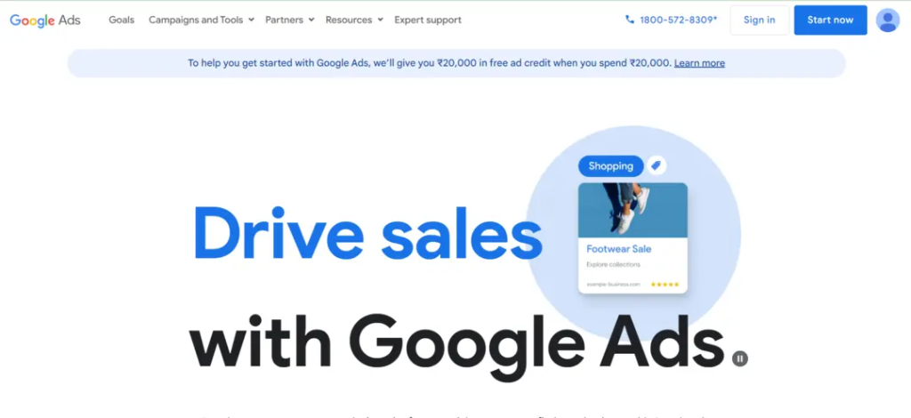 drive sales with google ads