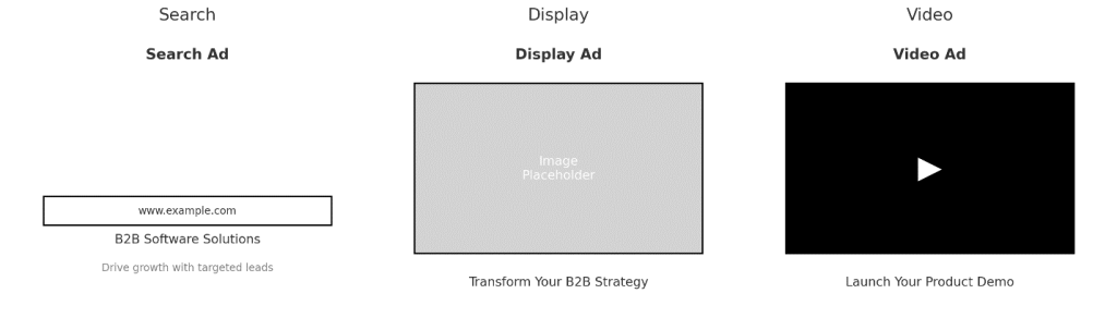 Ad Format Comparison and Google Ads for B2B Companies