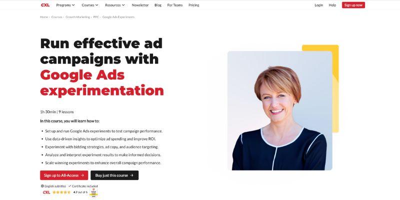 CXL Google Ads Intermediate