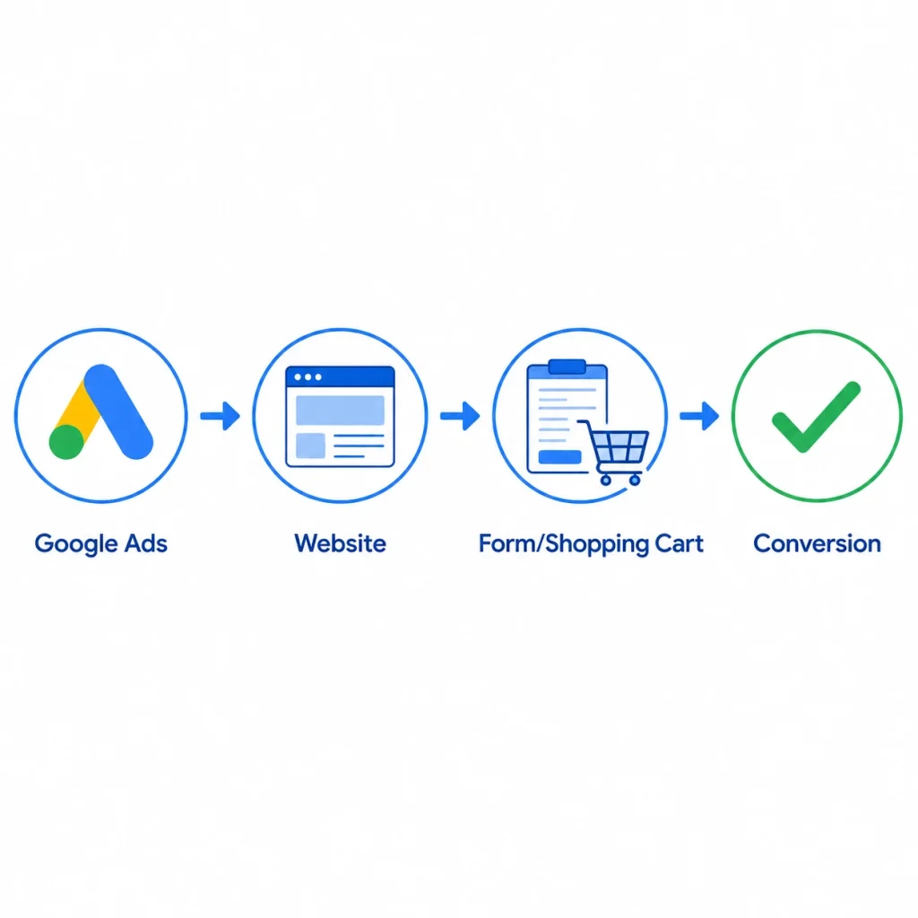 Conversion Flow - Conversion Tracking to Optimize Google Ads Account