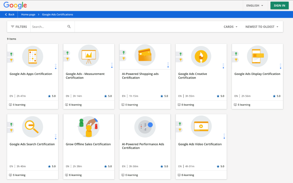 Google Ads Training