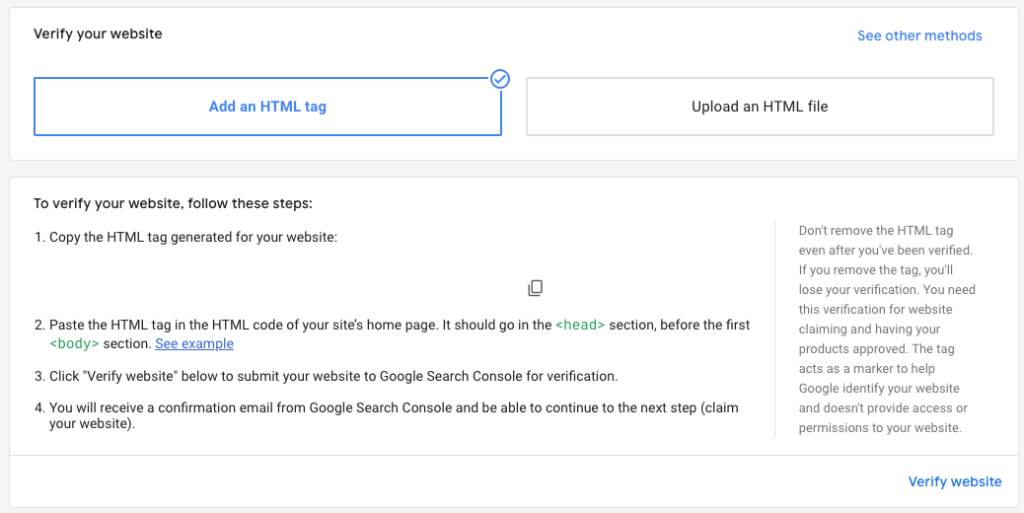 Verify Website in merchant center and Google CSS Shopping Ads Explained