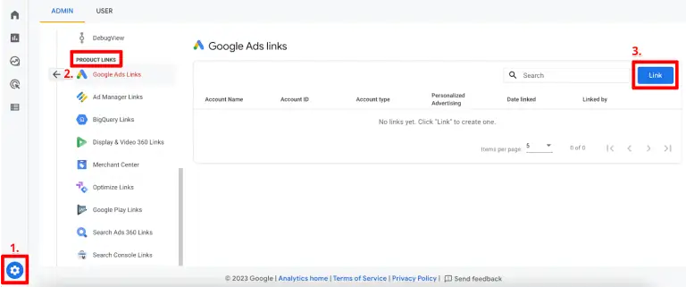 Create a New Link