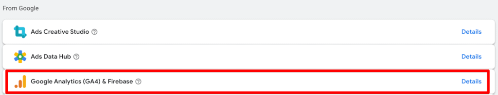 Google Analytics (GA4) & Firebase