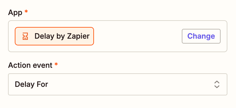 delay by zapier