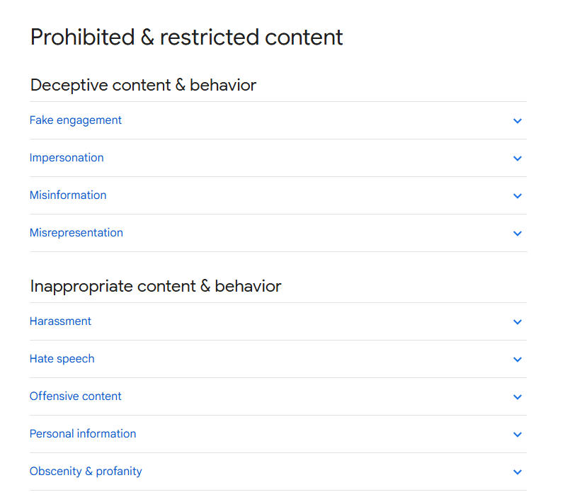 promoting restricted products