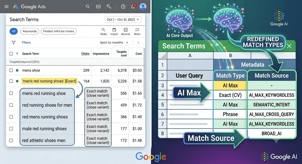 Google Ads match types AI updates - Broad Match Performs