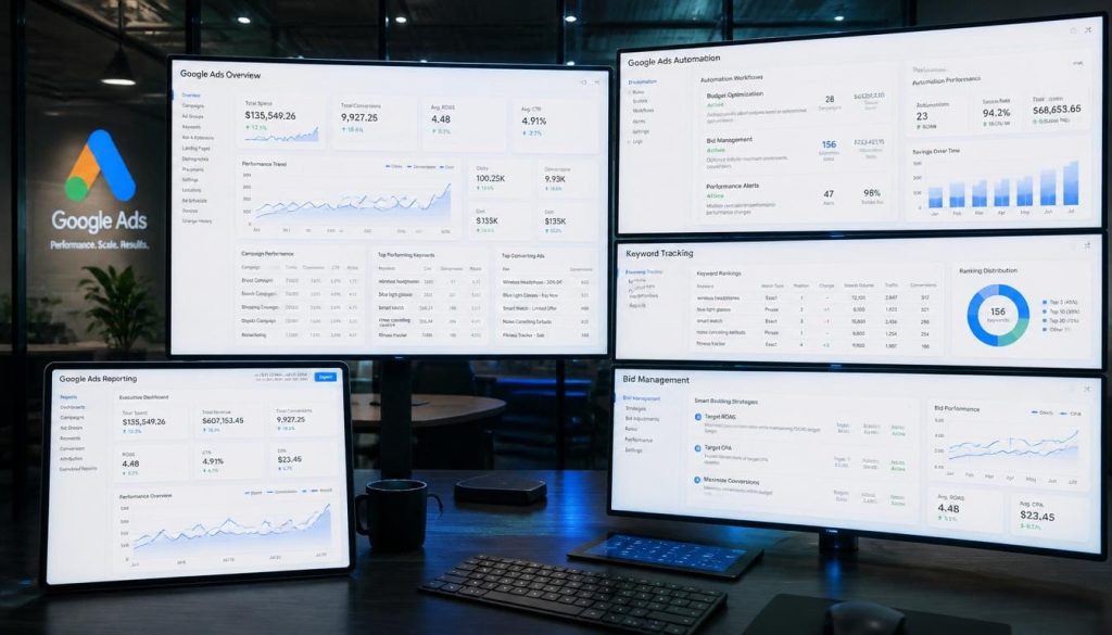 erformance Max & Smart Bidding - Top Tools in Google Ads Agencies