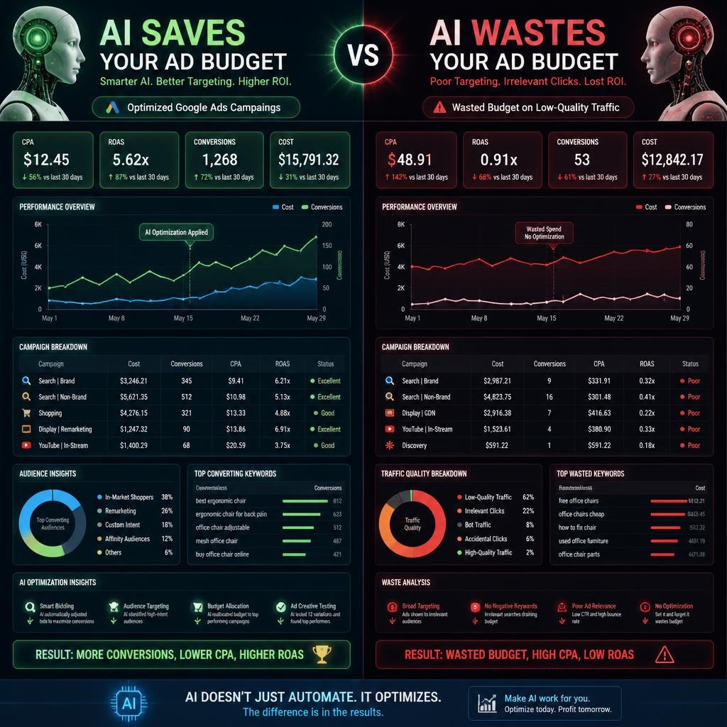 AI Saves Money in Google Ads - How AI is Changing Google Ads Management